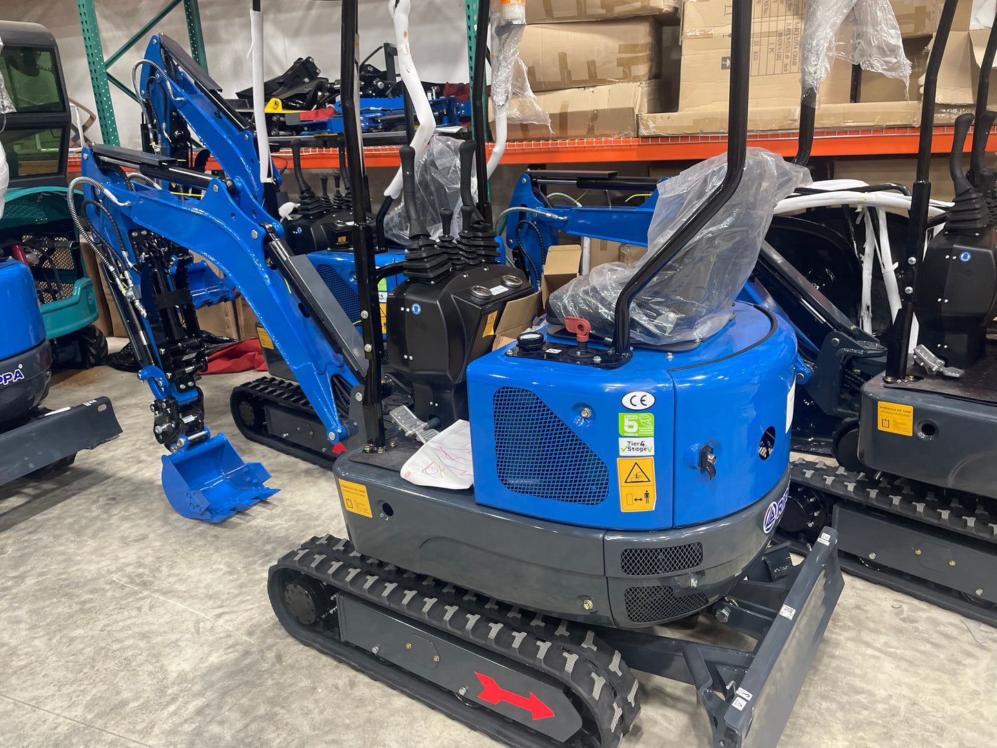 Rippa R10 Excavator, Hydraulic Thumb/Bucket/Telescopic Track/Swing Boom