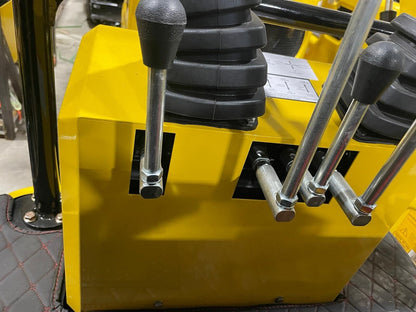 1 Ton Mini Excavator with Telescopic Track, Swing Boom  Thumb 13.4 HP